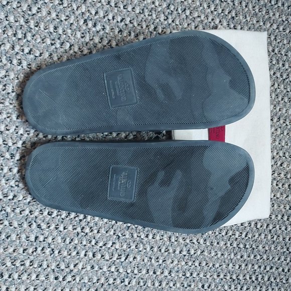 VALENTINO ROCKSTUD RUBBER SLIDER SANDAL EU 36 US 6 - Picture 10 of 12